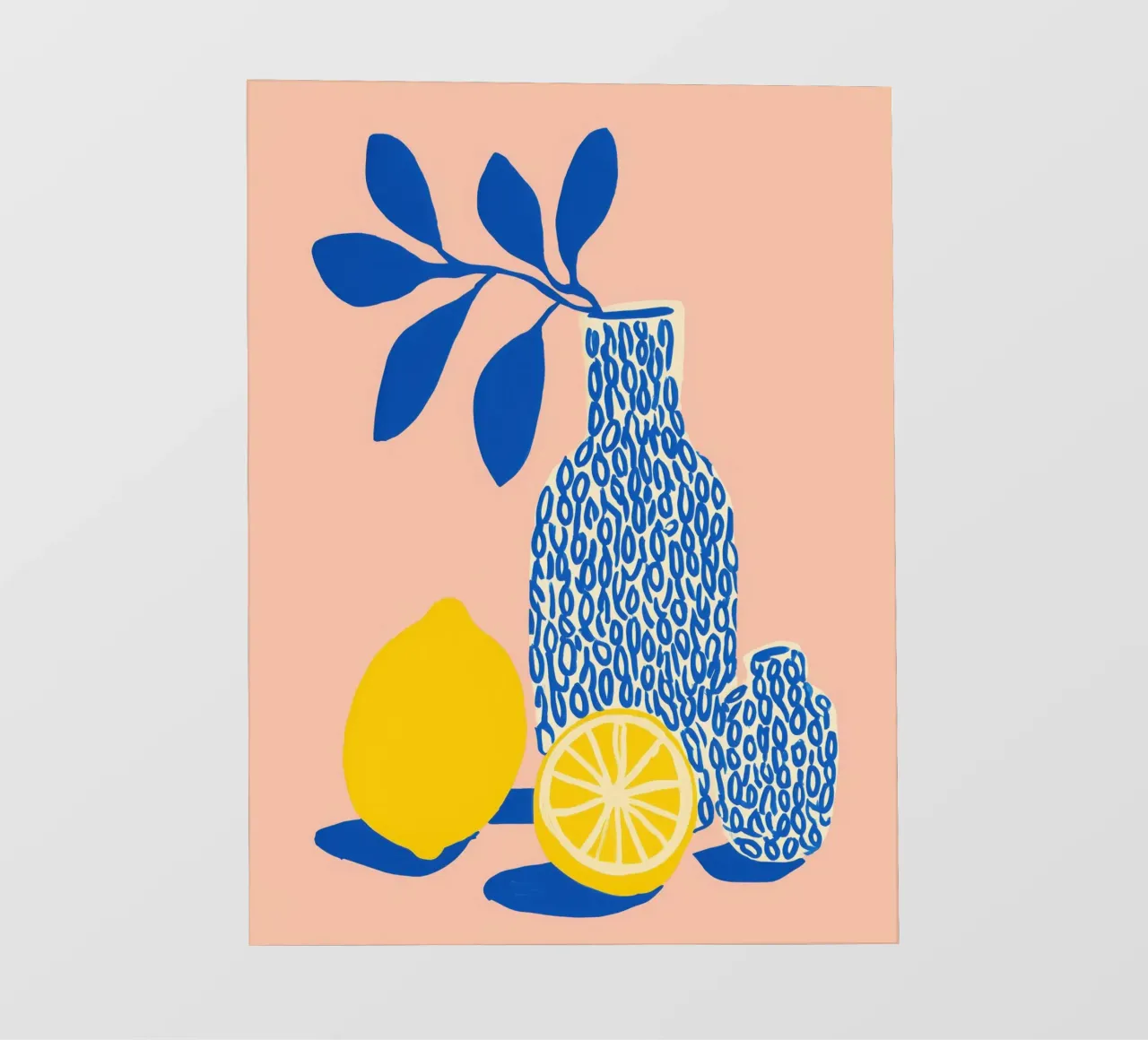 Natura morta di limoni | Ode alla semplicità telo in pvc da Autofocus