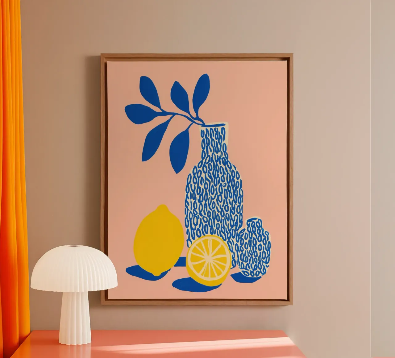 Lemon still life | Ode to simplicity canvas by Autofocus