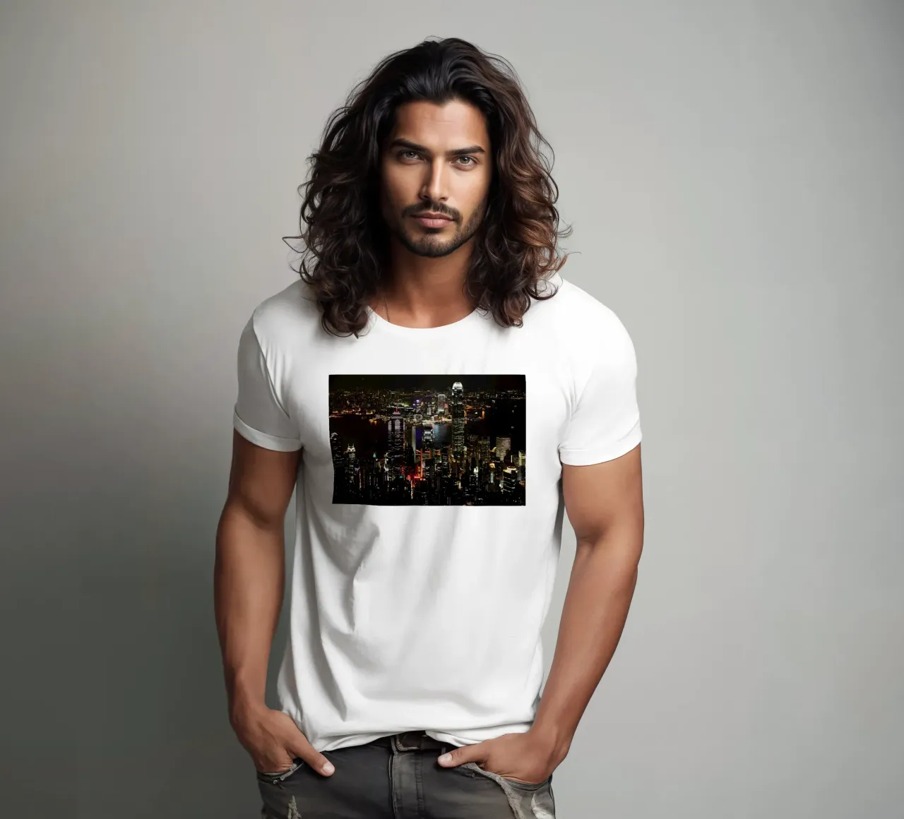 Hong Kong, Cina, picco t-shirt da Simon Koy