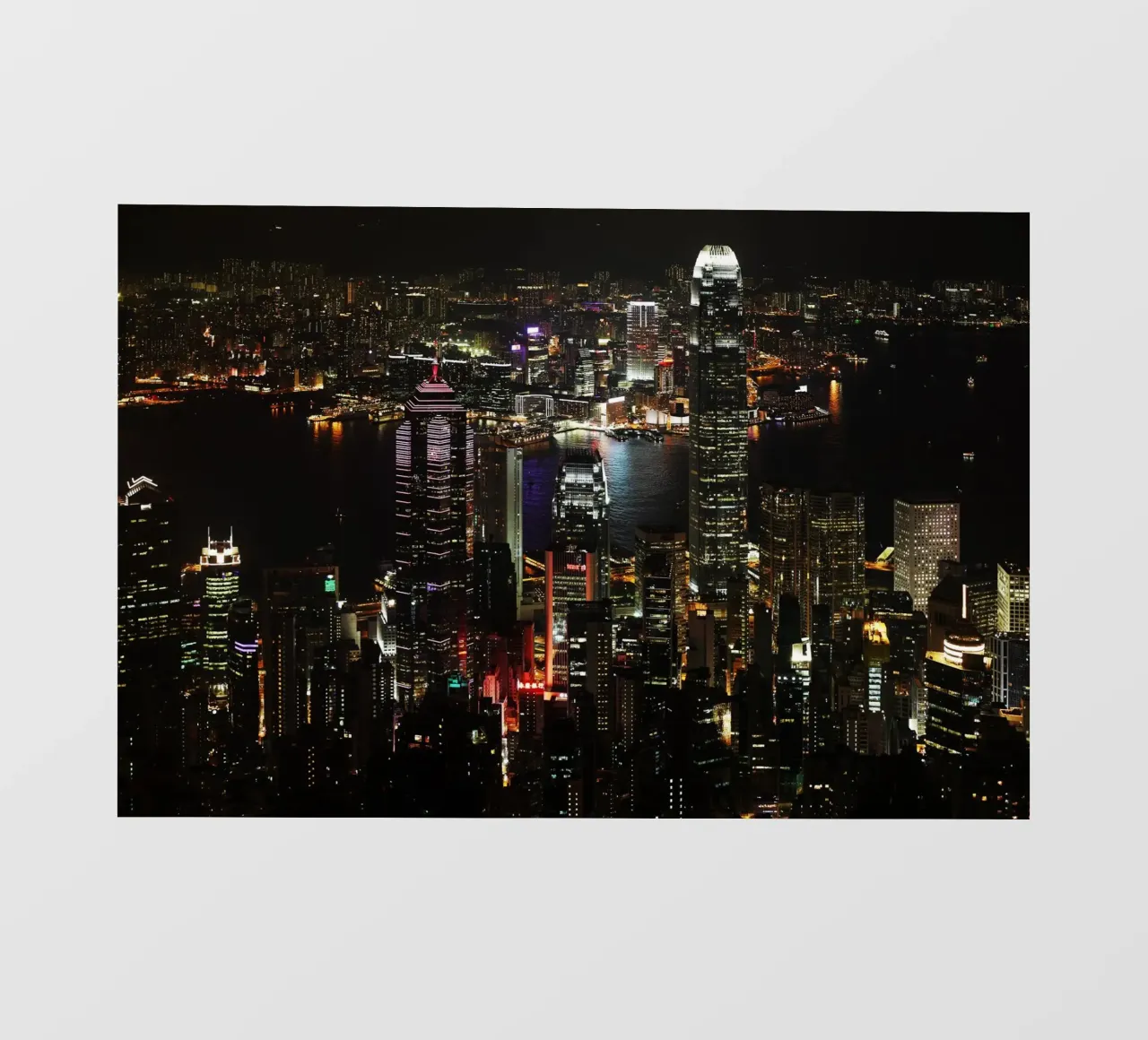 Hong Kong, Cina, picco pellicola backlit da Simon Koy