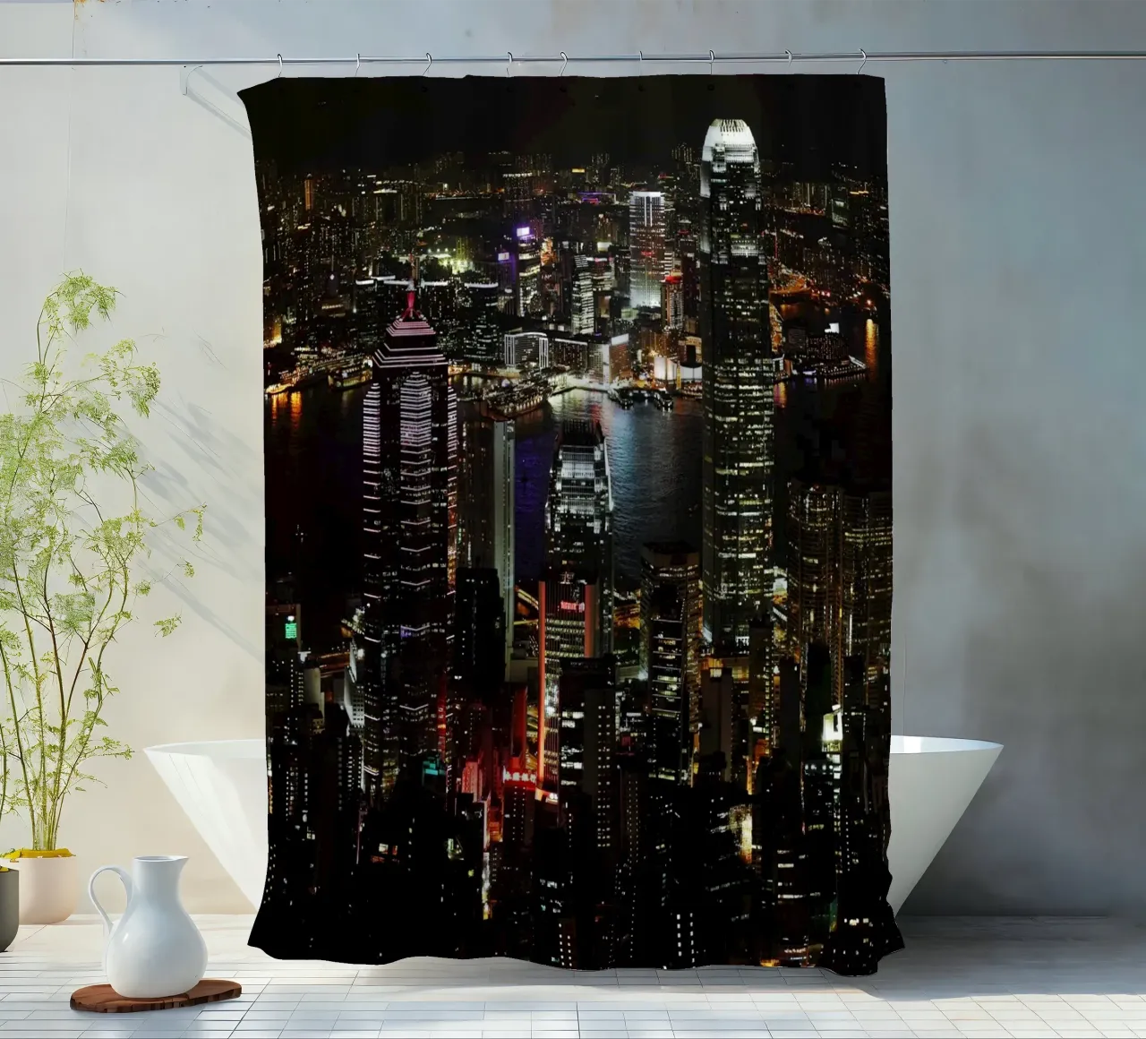 Hong Kong, Cina, picco tenda da doccia da Simon Koy