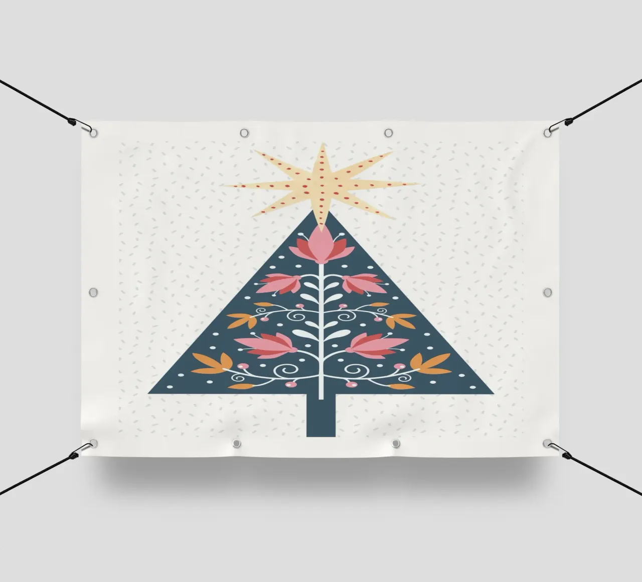 Christmas Tree telo in pvc da PinkCandyWalls