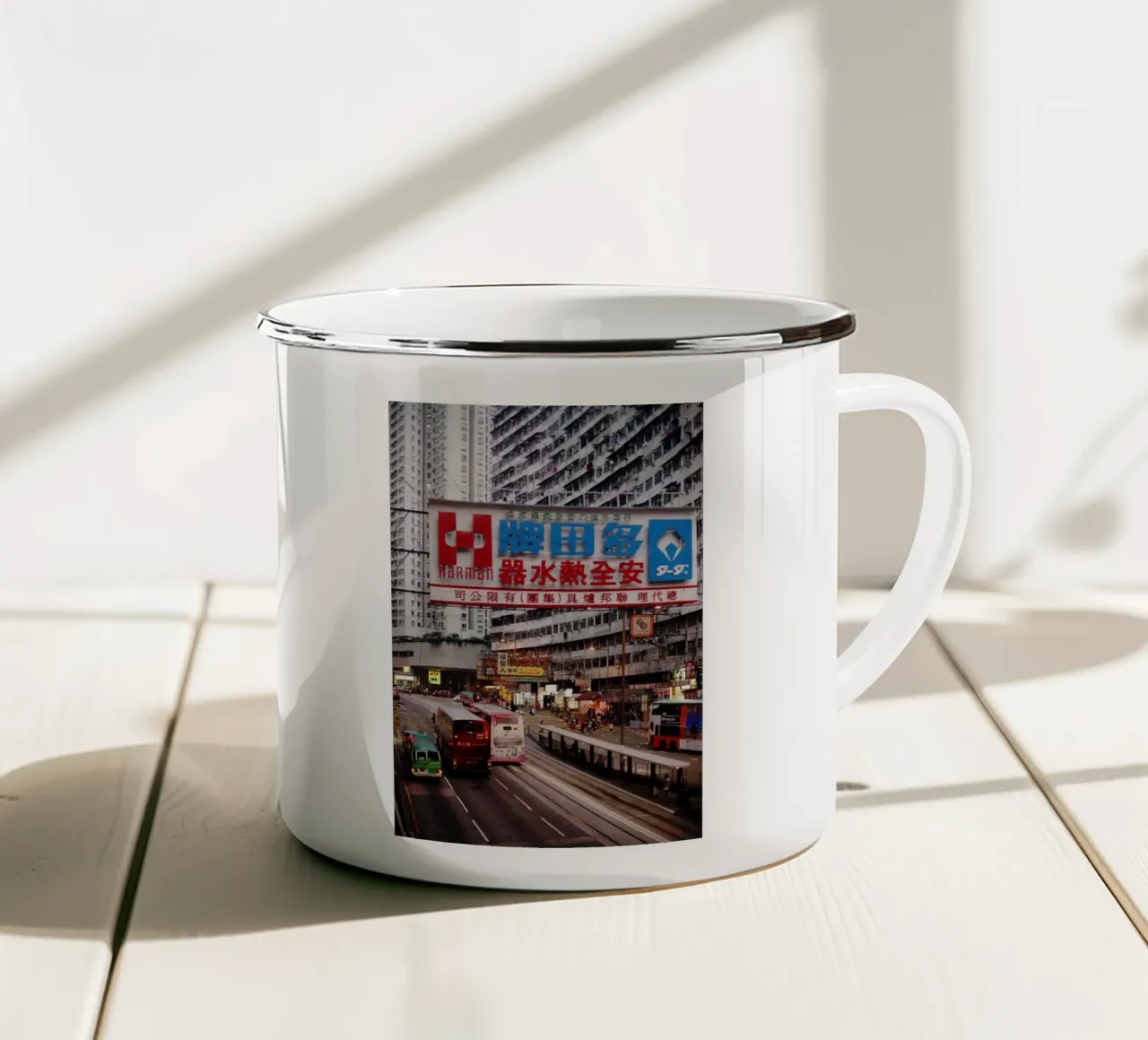 Hong Kong, Cina tazza in smalto da Simon Koy