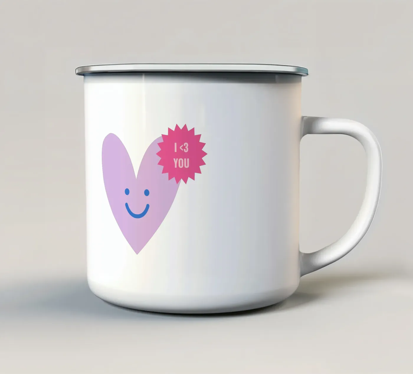 Fun enamel mug by we line studio - design