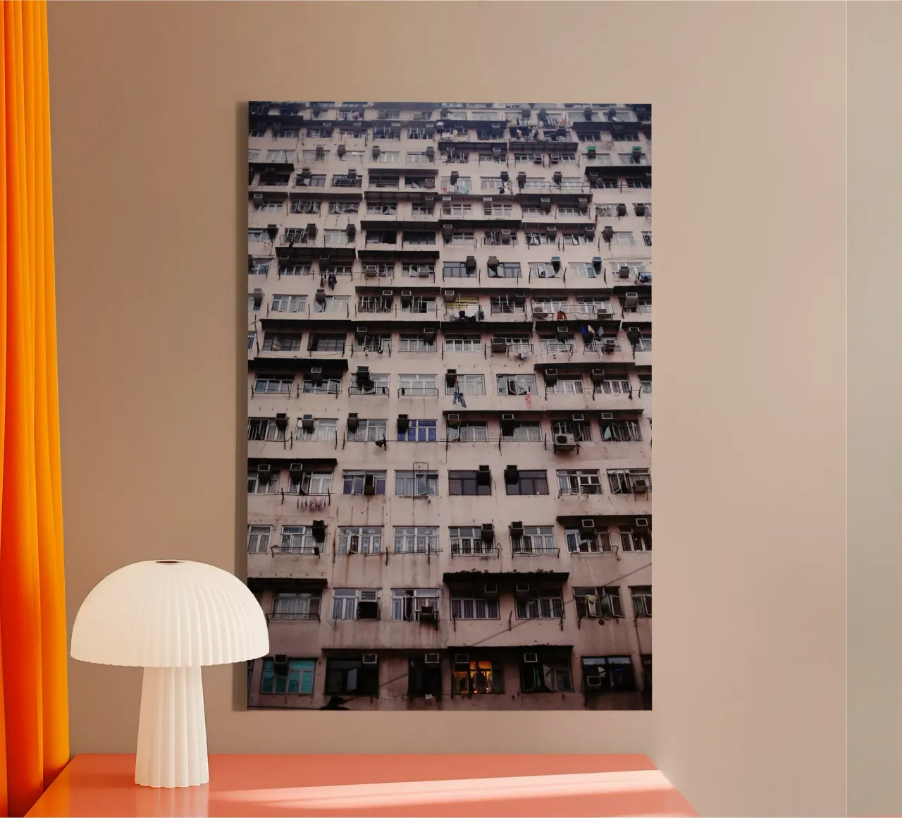 Window front, Hong Kong, China canvas by Simon Koy