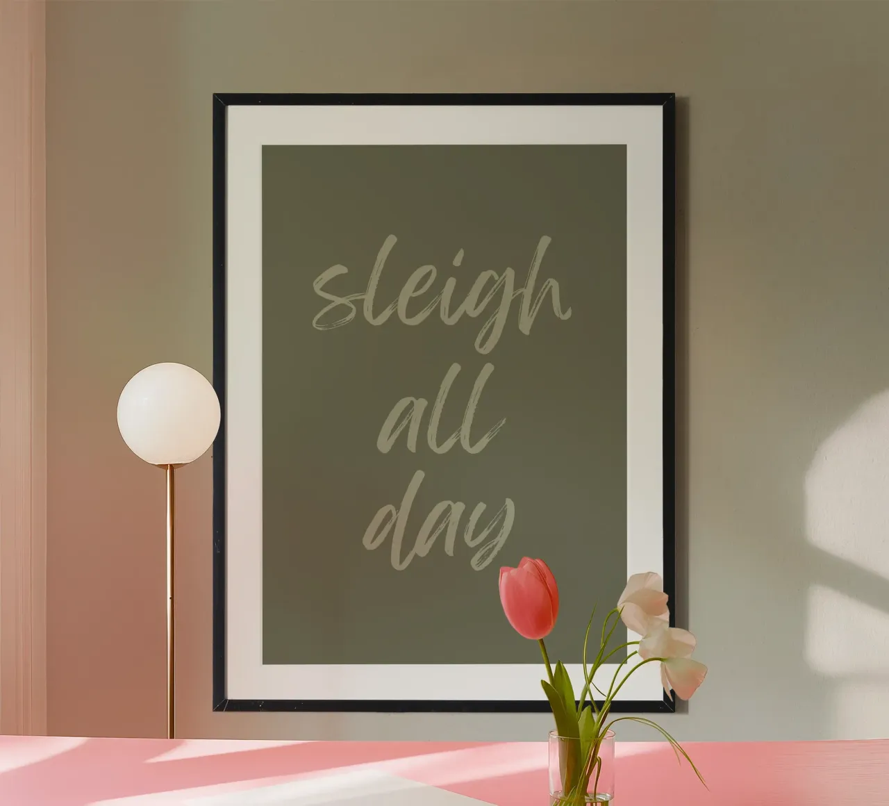 Sleigh all day carta hahnemühle da PinkCandyWalls