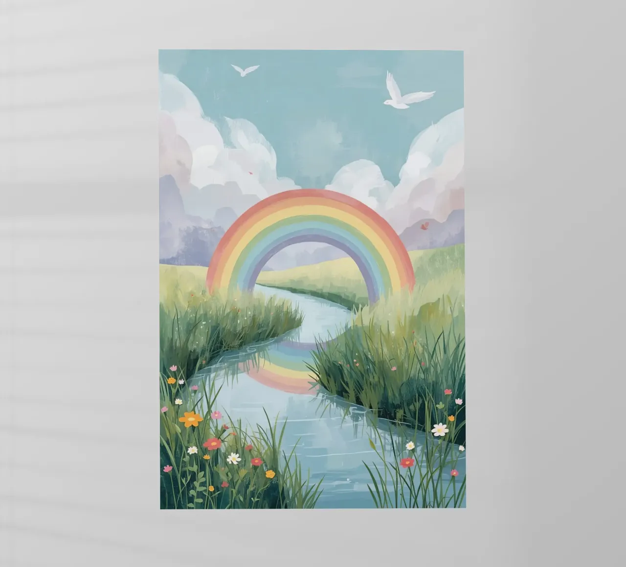 Arcobaleno sul ruscello pellicola backlit da DesignDoodle