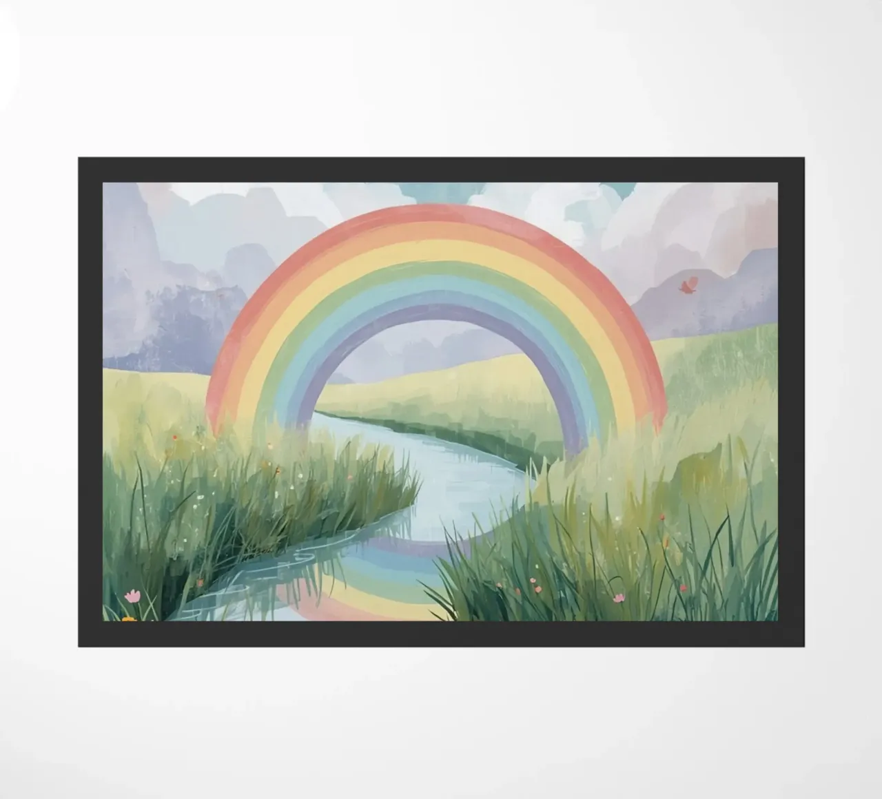 Arcobaleno sul ruscello zerbino da DesignDoodle