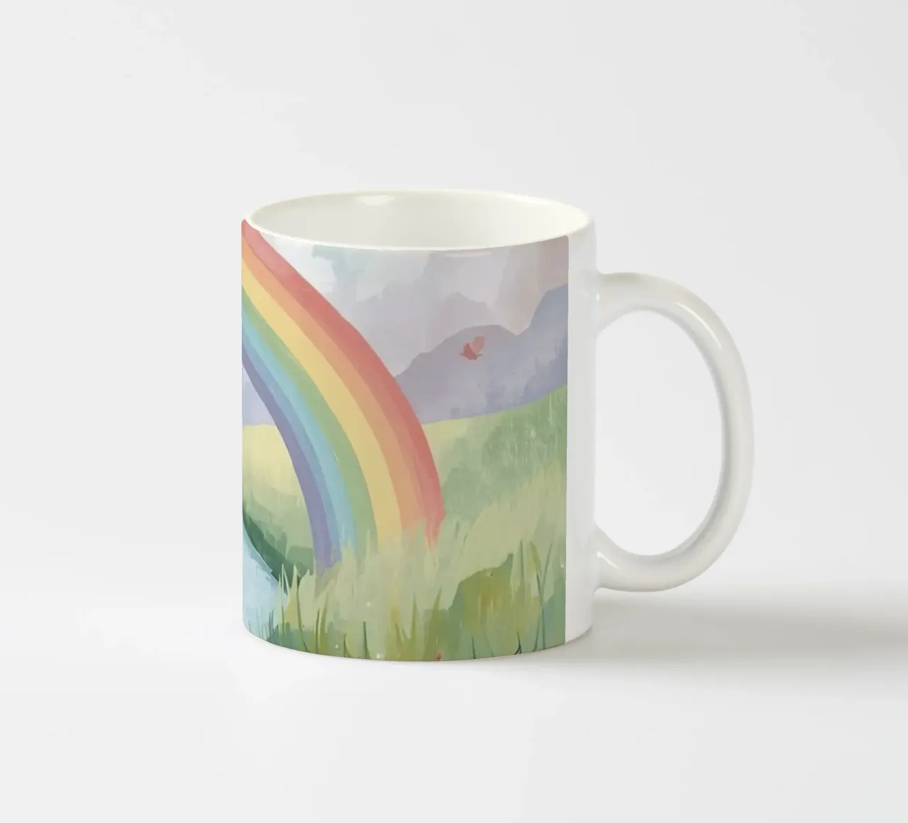 Arcobaleno sul ruscello tazza in ceramica da DesignDoodle