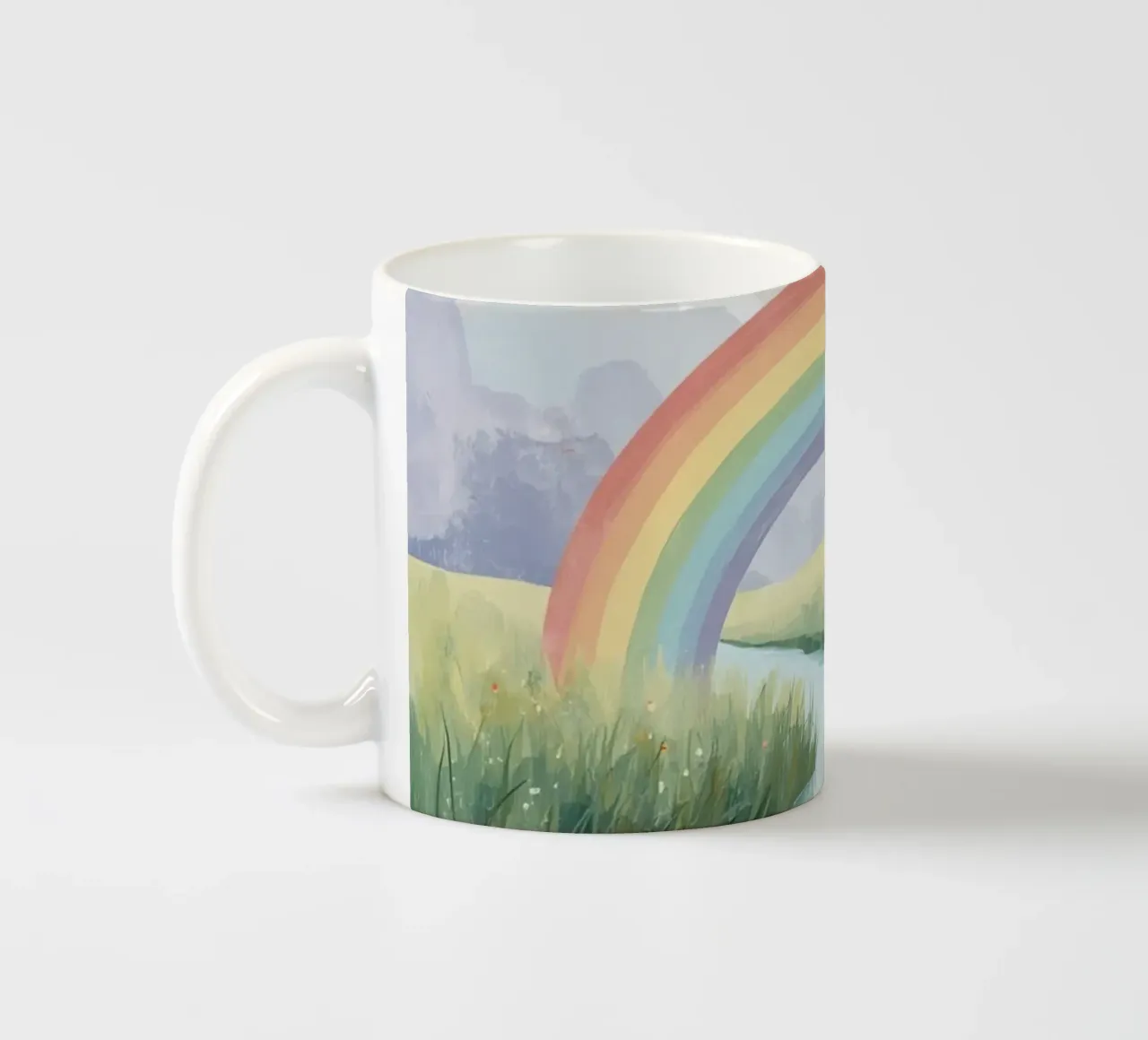 Arcobaleno sul ruscello tazza in ceramica da DesignDoodle