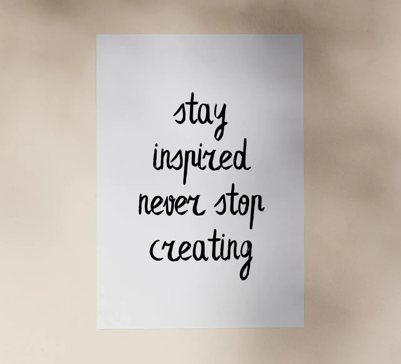 Stay inspired pellicola backlit da PinkCandyWalls