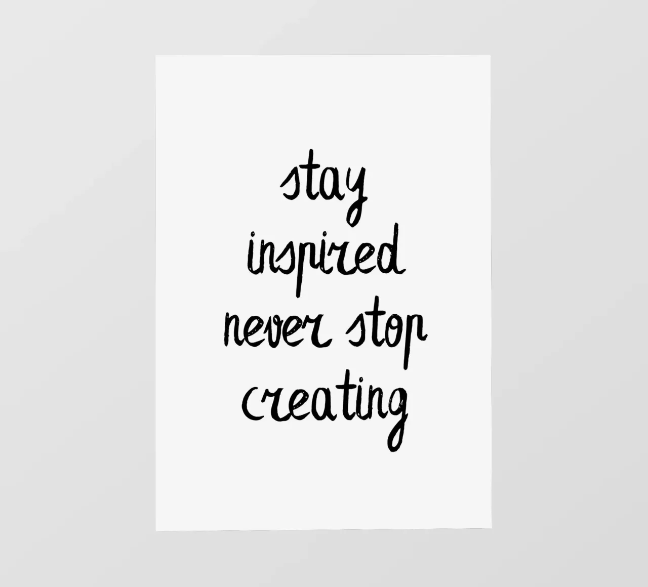 Stay inspired pellicola backlit da PinkCandyWalls