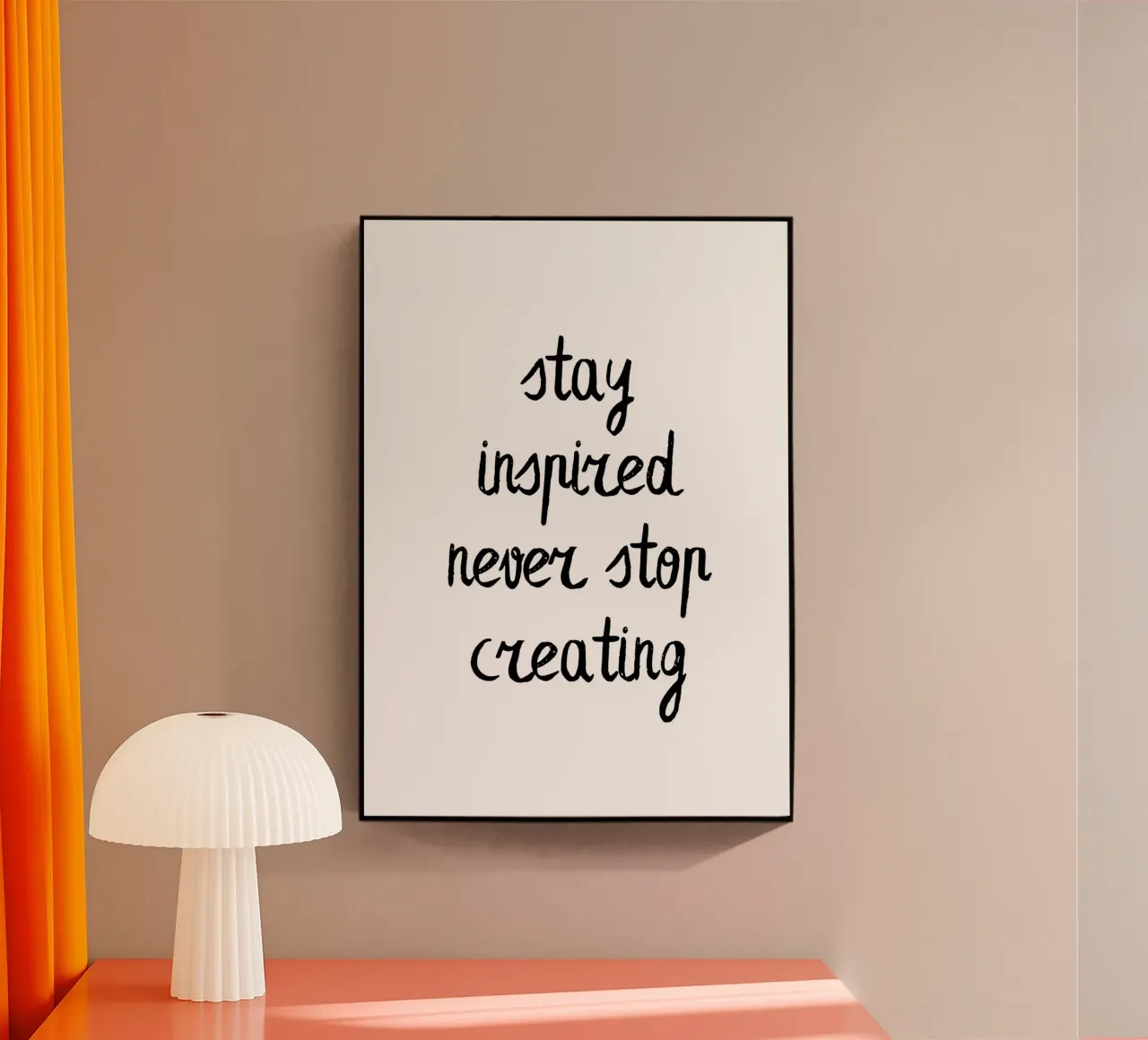 Stay inspired plexiglass da PinkCandyWalls