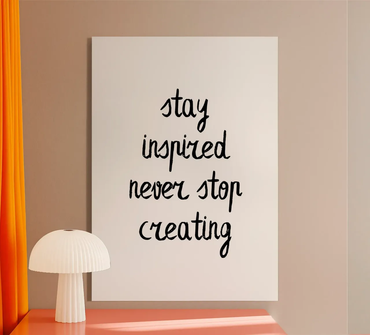 Stay inspired plexiglass da PinkCandyWalls