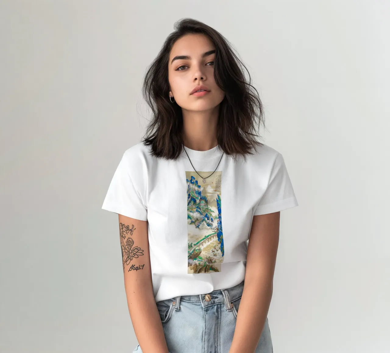 Mt. Penglai (Montaña de los Inmortales) (1948) de Yokoyama Taika camiseta de Jolie Prints