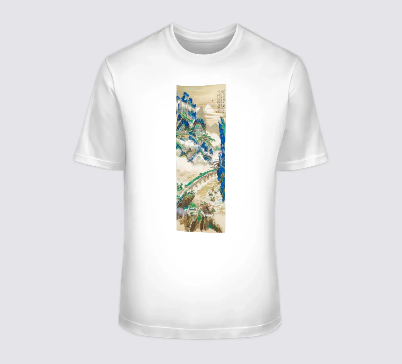 Mt. Penglai (Montaña de los Inmortales) (1948) de Yokoyama Taika camiseta de Jolie Prints