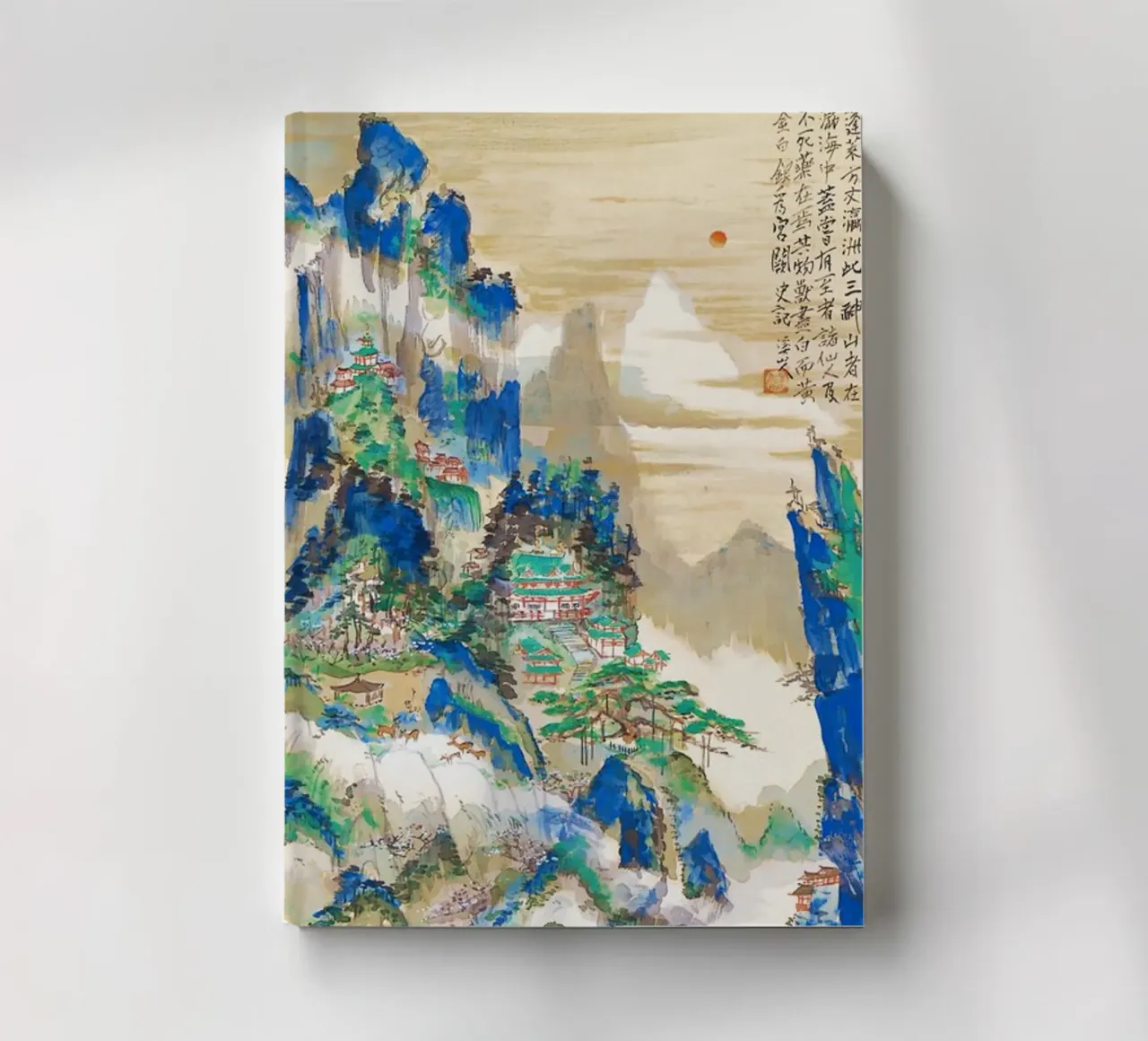 Mt. Penglai (Montagna degli immortali) (1948) di Yokoyama Taika diario da Jolie Prints