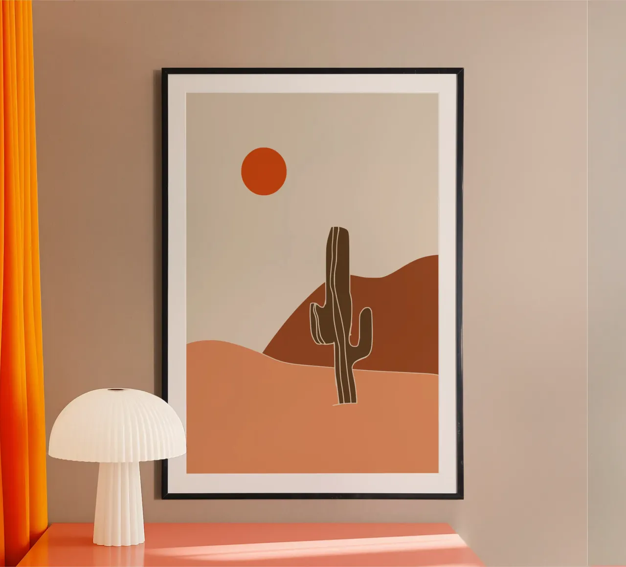 Paesaggio in terracotta 10 carta hahnemühle da Little Dean