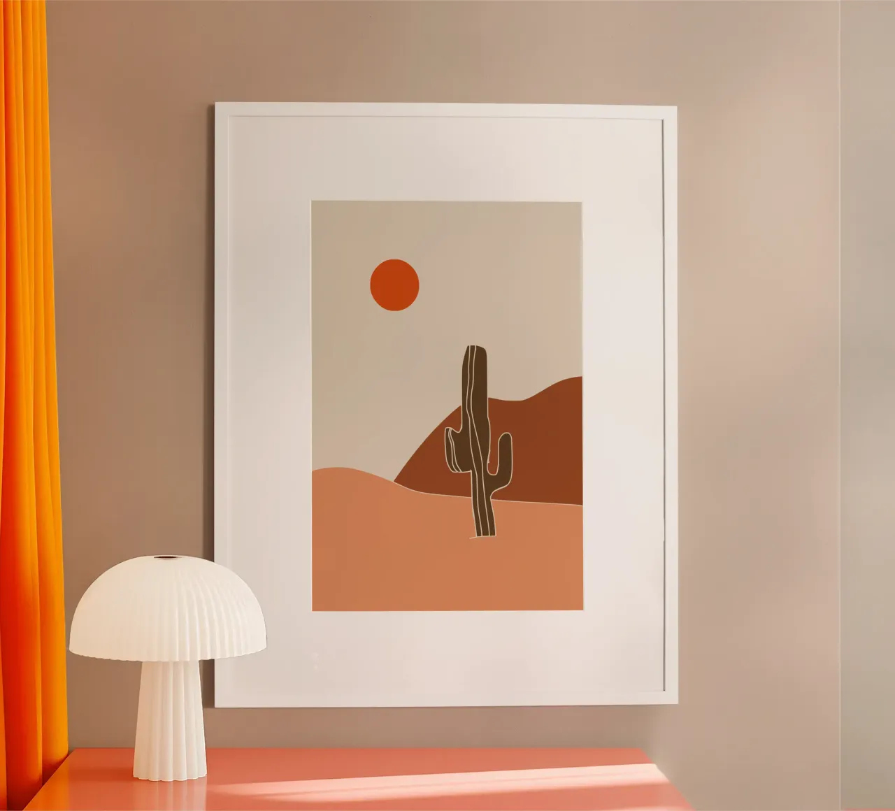 Paesaggio in terracotta 10 carta hahnemühle da Little Dean