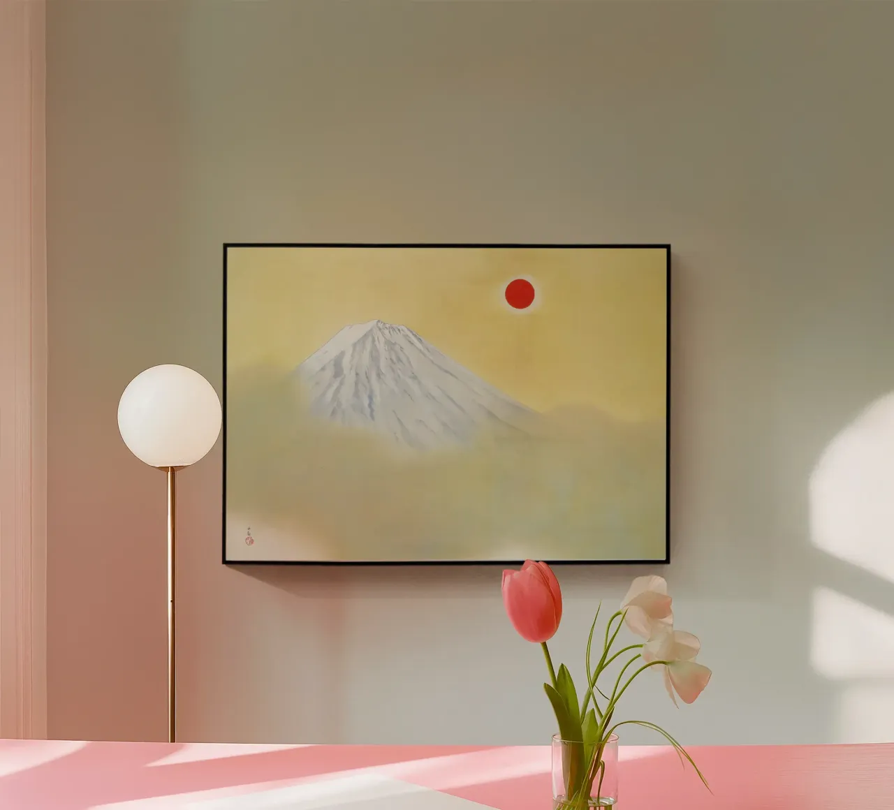Yokoyama Taikan's Mt. Fuji metacrilato de Venus Art