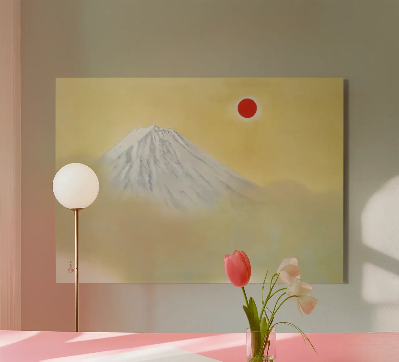 Yokoyama Taikan's Mt. Fuji metacrilato de Venus Art