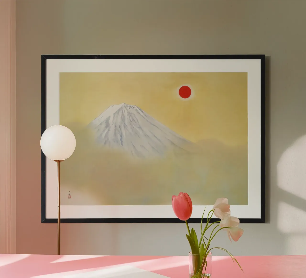 Il monte Fuji di Yokoyama Taikan. Fuji carta hahnemühle da Venus Art