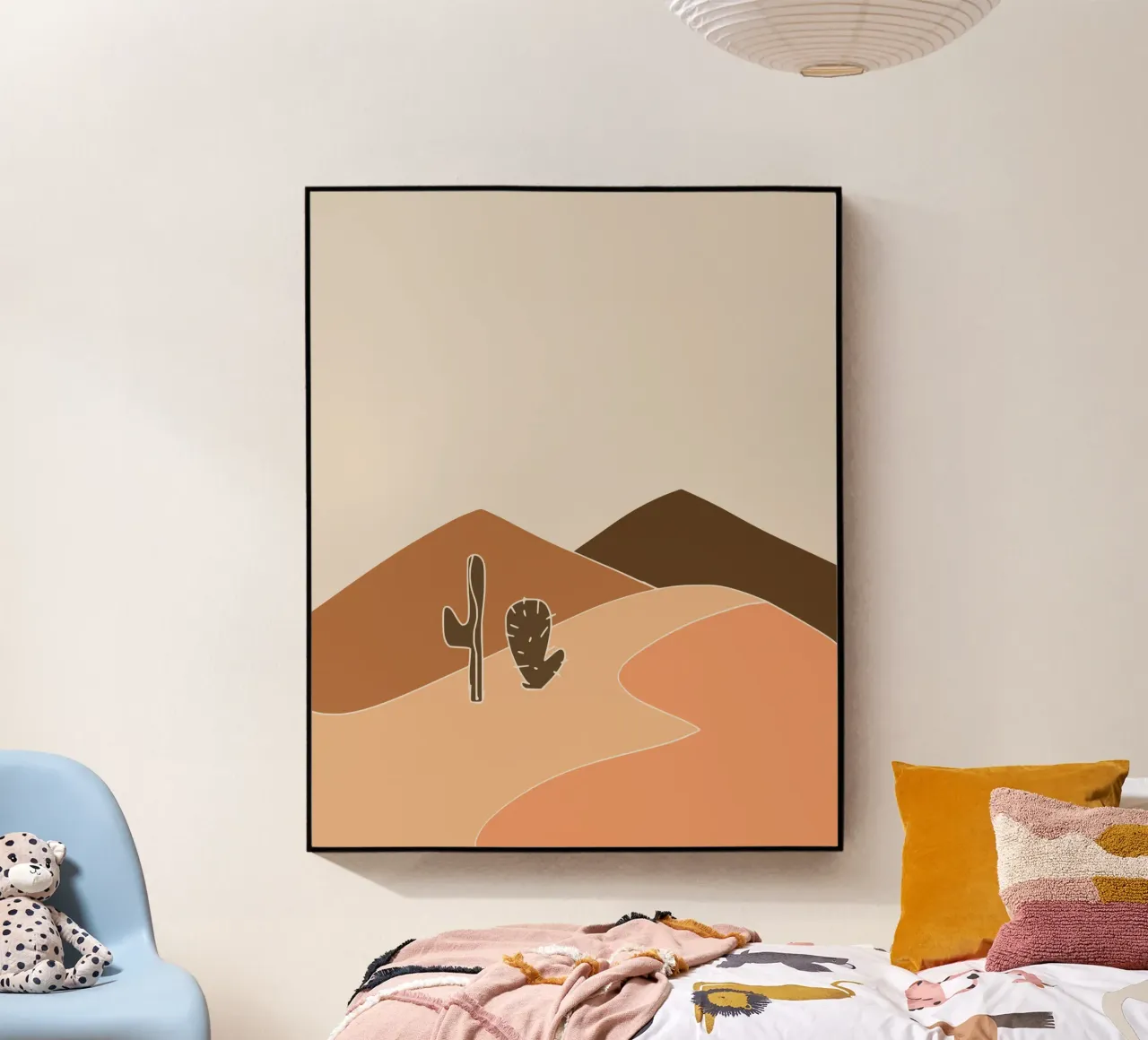 Paesaggio in terracotta 12 plexiglass da Little Dean