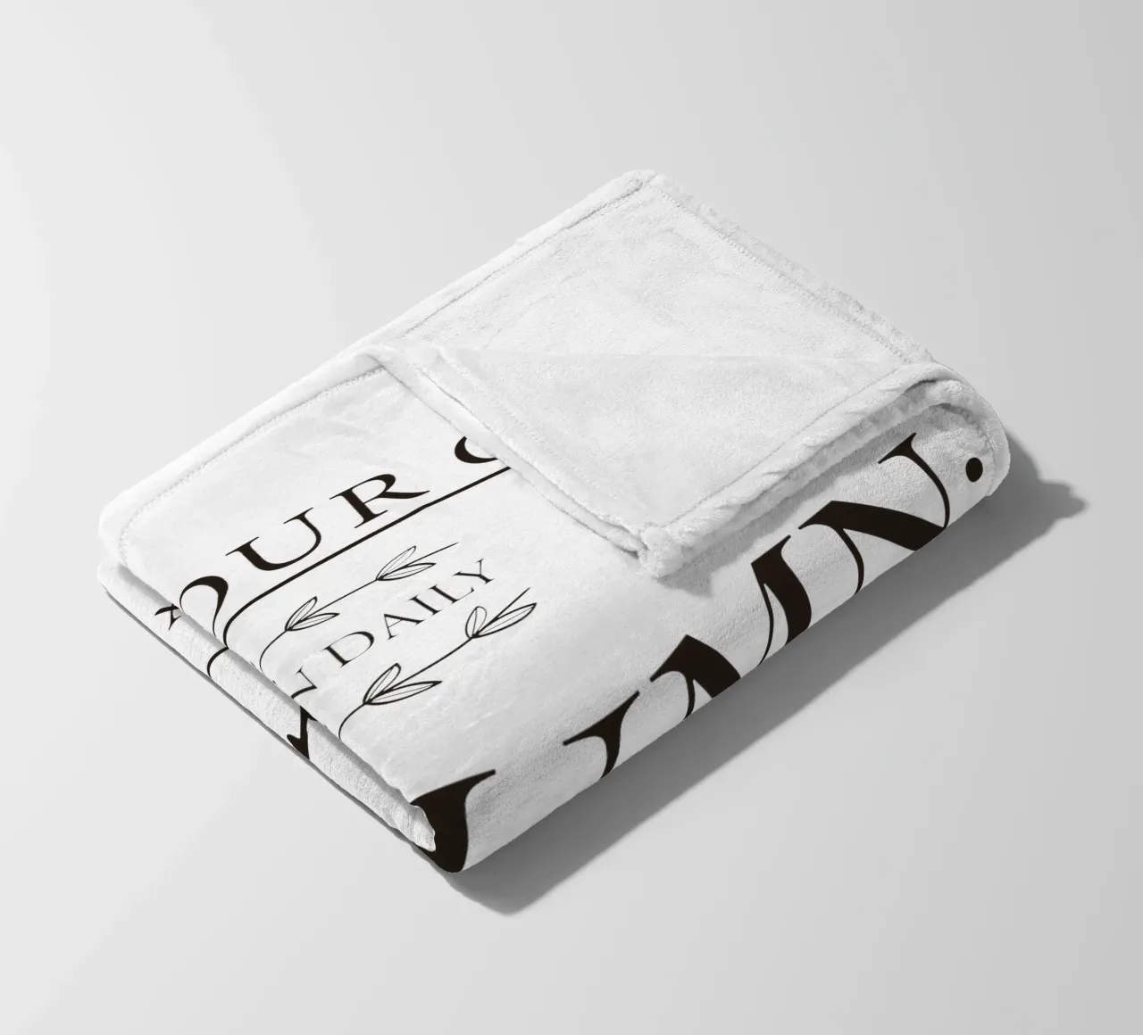 Ringraziamento - Typo raccolto autunnale coperta in pile da ms.Hey! textildesign