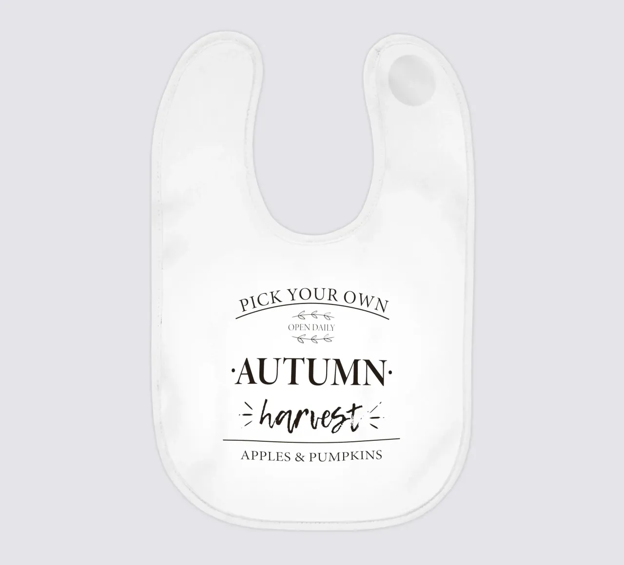 Ringraziamento - Typo raccolto autunnale bavaglino da ms.Hey! textildesign