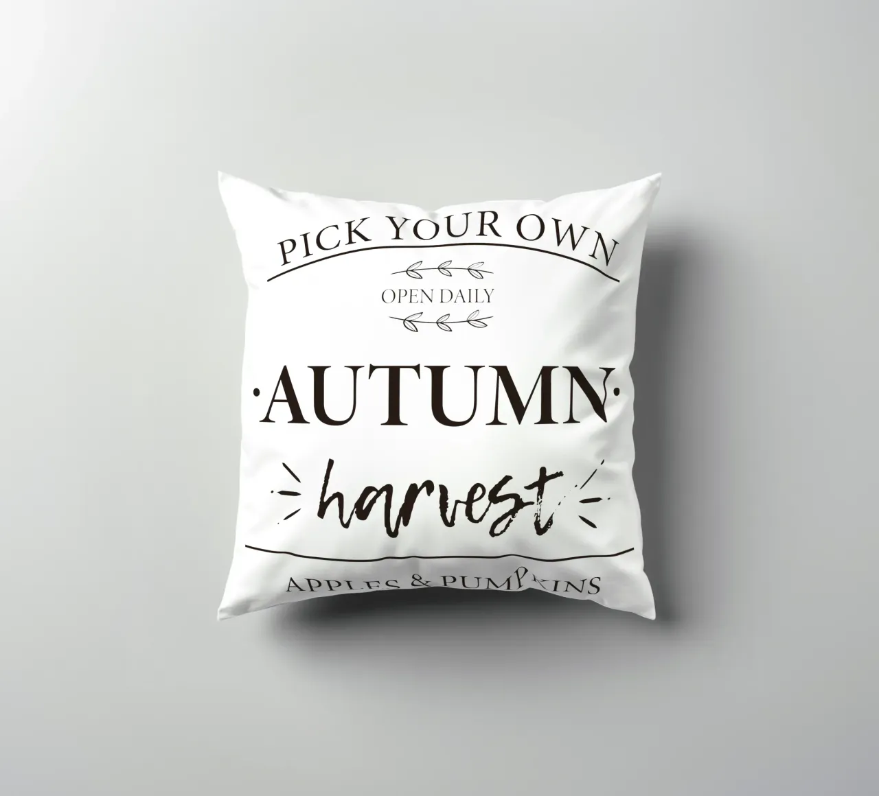 Ringraziamento - Typo raccolto autunnale cuscino da ms.Hey! textildesign