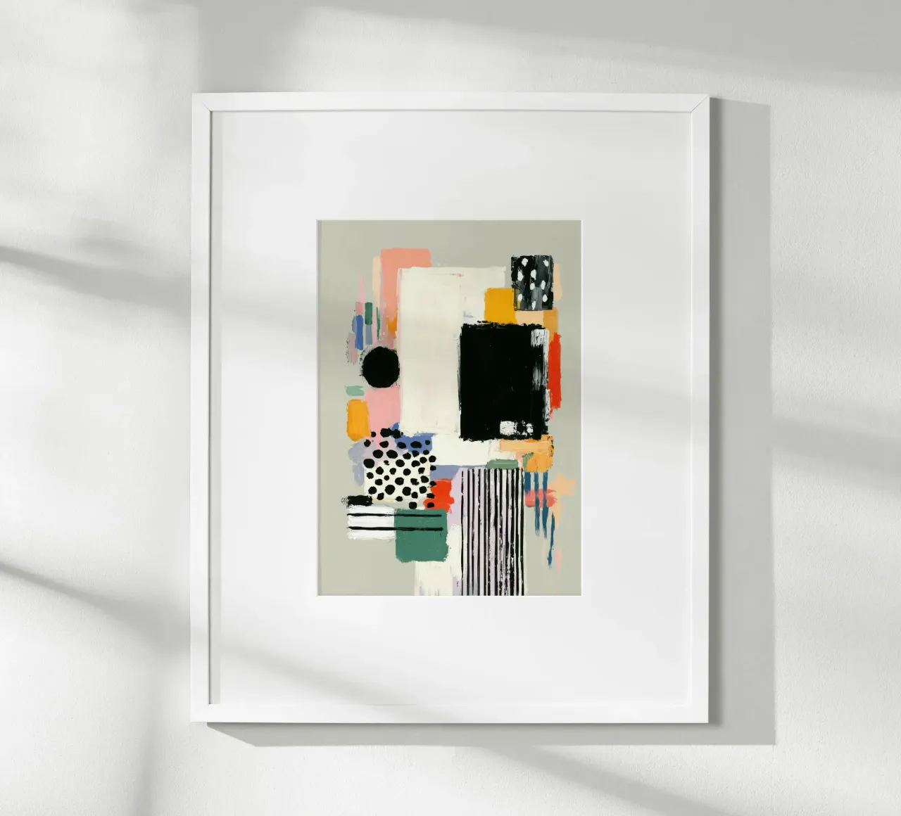 Composizione astratta in pastello e nero carta hahnemühle da Nikis Art Studio