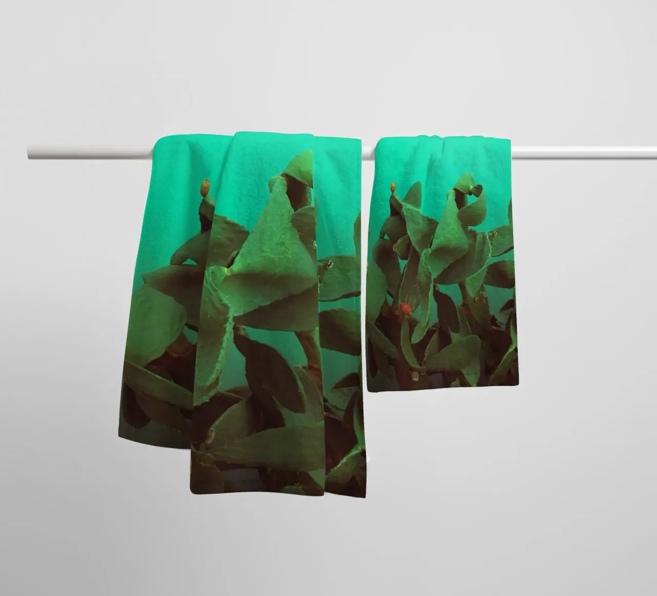 Opuntienkaktus asciugamano da bagno da Whimsical Lights