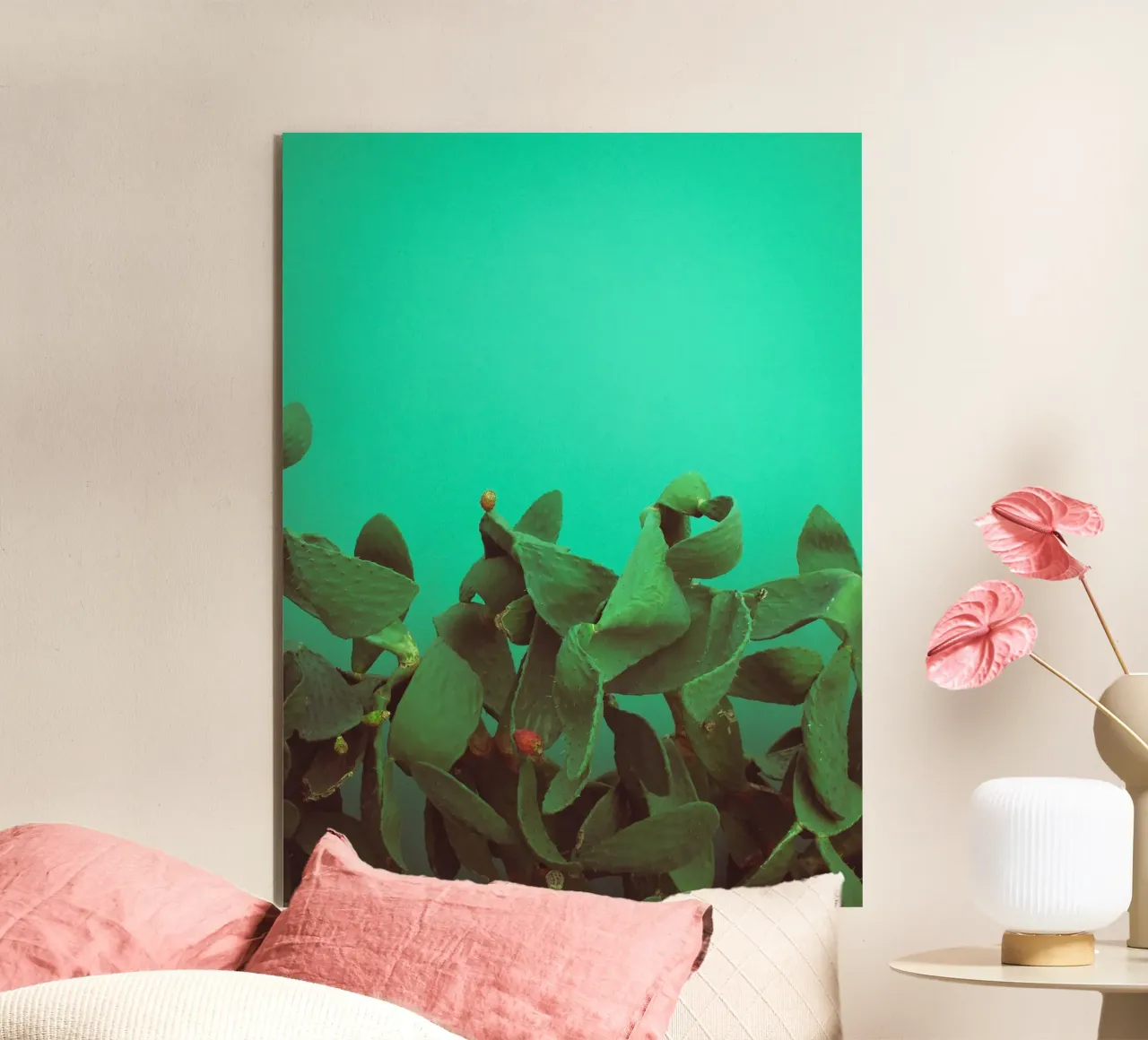 Opuntienkaktus alluminio dibond da Whimsical Lights