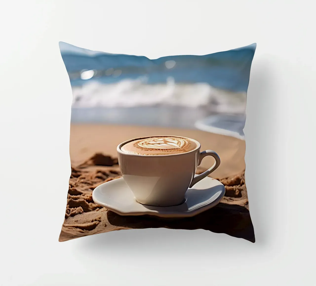Caffè del Mar cuscino da M-Ulrich-Digital Art