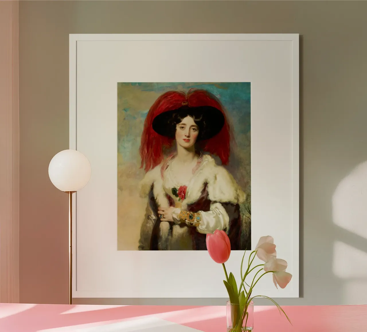 Giulia di Sir Thomas Lawrence, Lady Peel carta hahnemühle da Venus Art
