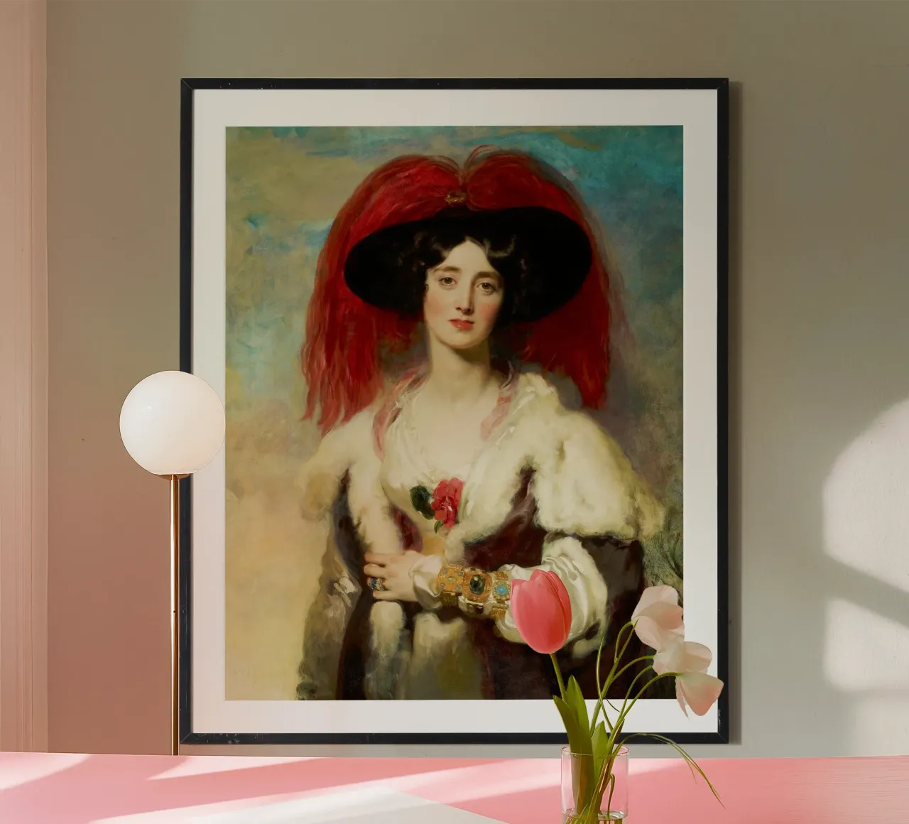 Giulia di Sir Thomas Lawrence, Lady Peel carta hahnemühle da Venus Art