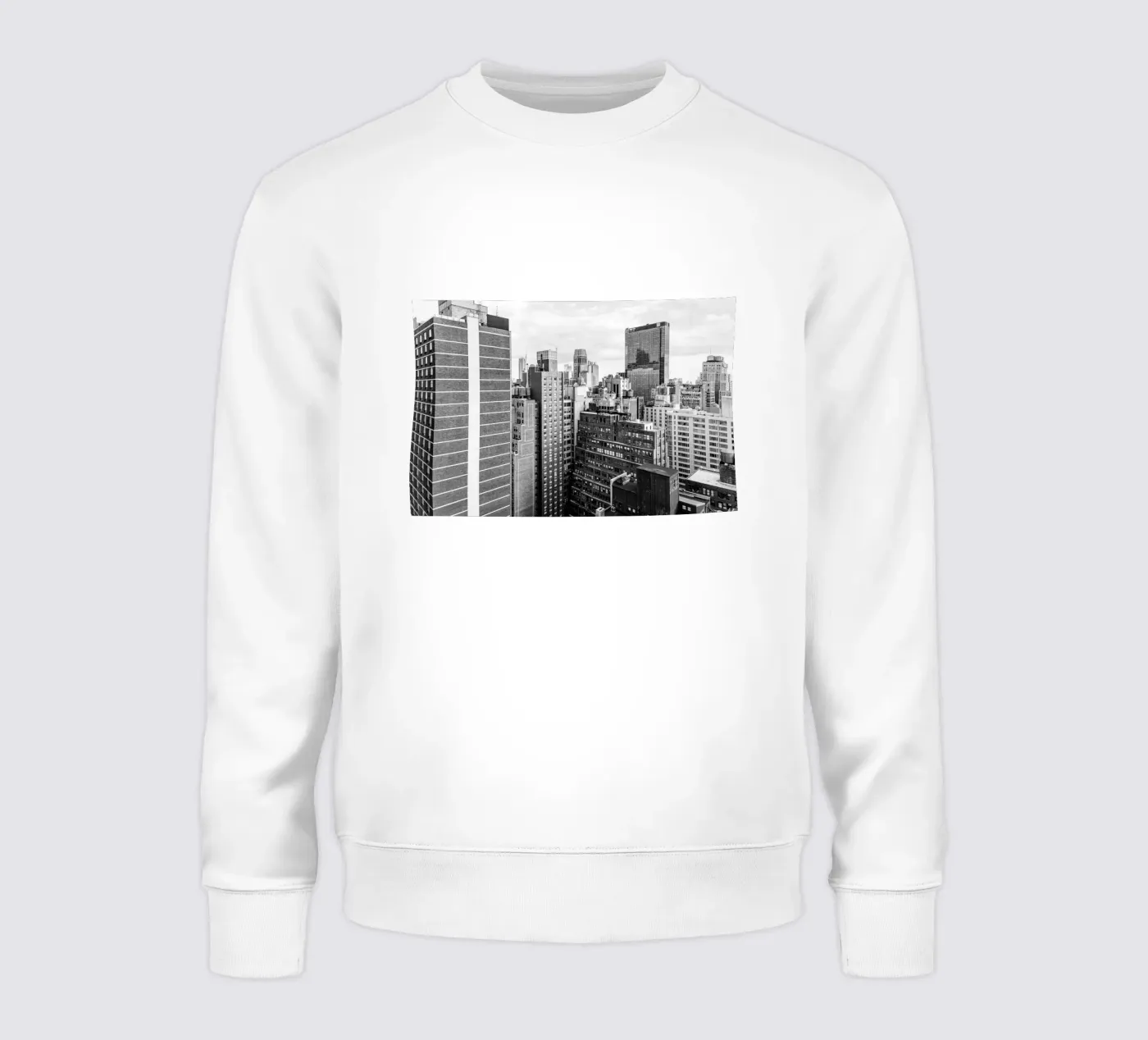Skyline Building B&W felpa da Carinaprint