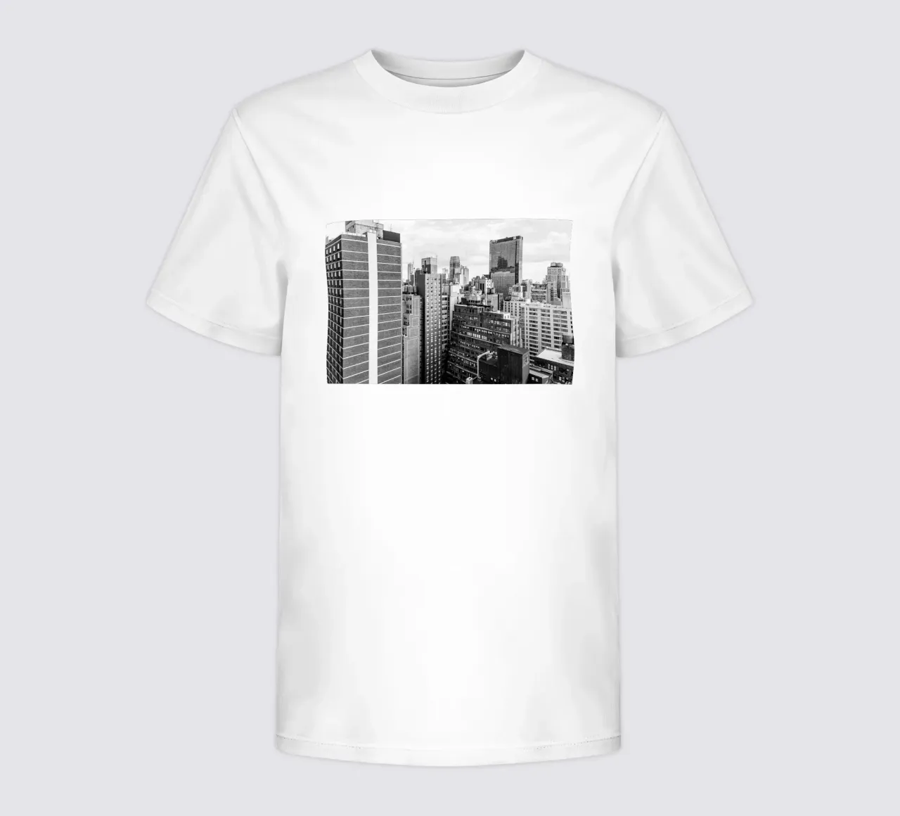 Edificio Skyline B&N t-shirt bambini da Carinaprint