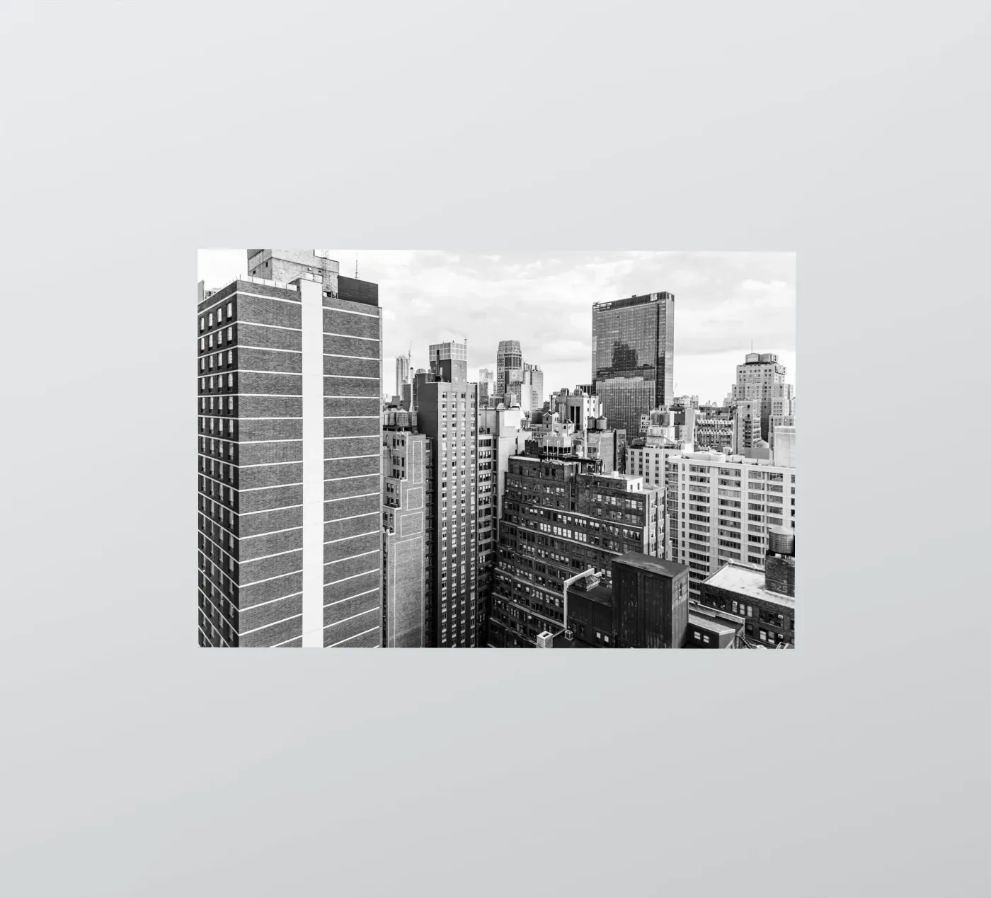 Edificio Skyline B&N adesivo da Carinaprint