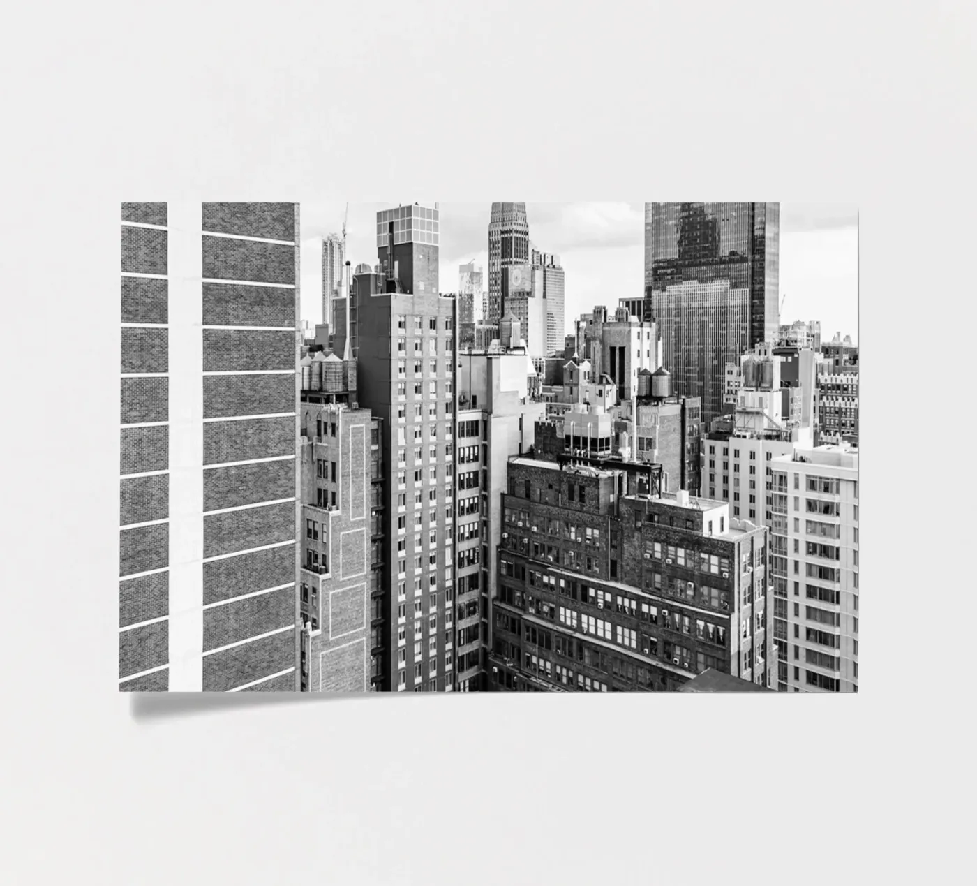 Edificio Skyline B&N foglio adesivo da Carinaprint