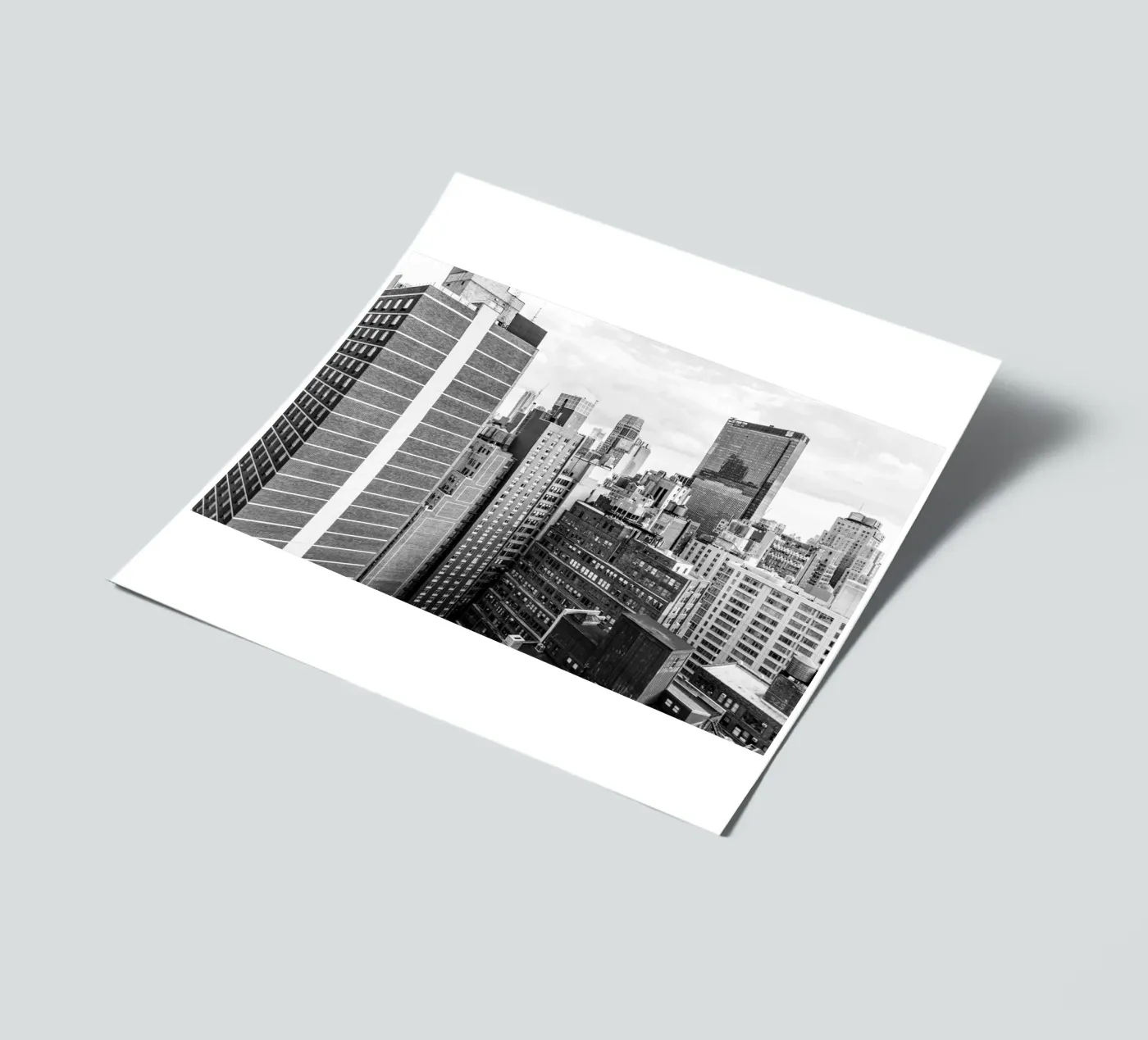 Edificio Skyline B&N foglio adesivo da Carinaprint