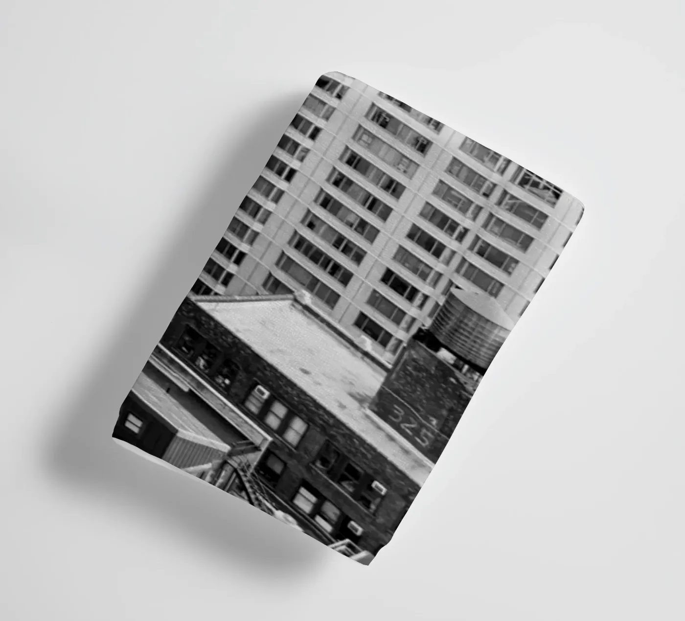 Edificio Skyline B&N asciugamano da bagno da Carinaprint