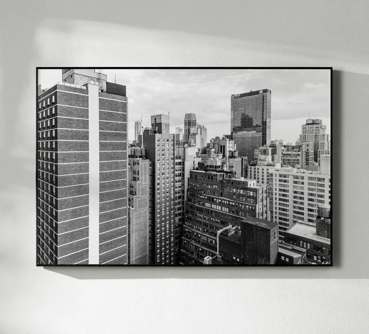 Edificio Skyline B&N plexiglass da Carinaprint