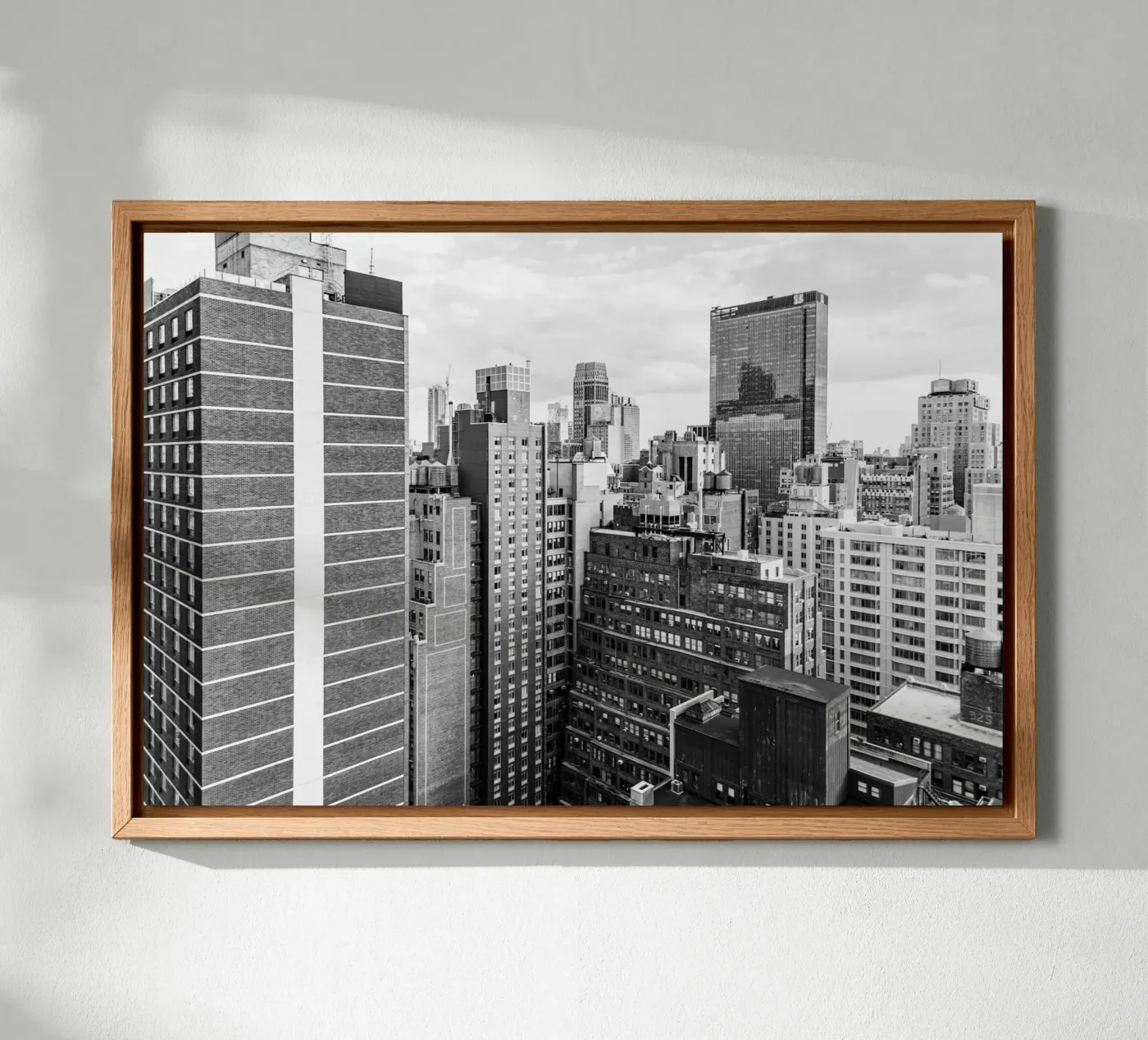 Edificio Skyline B&N pannello forex da Carinaprint