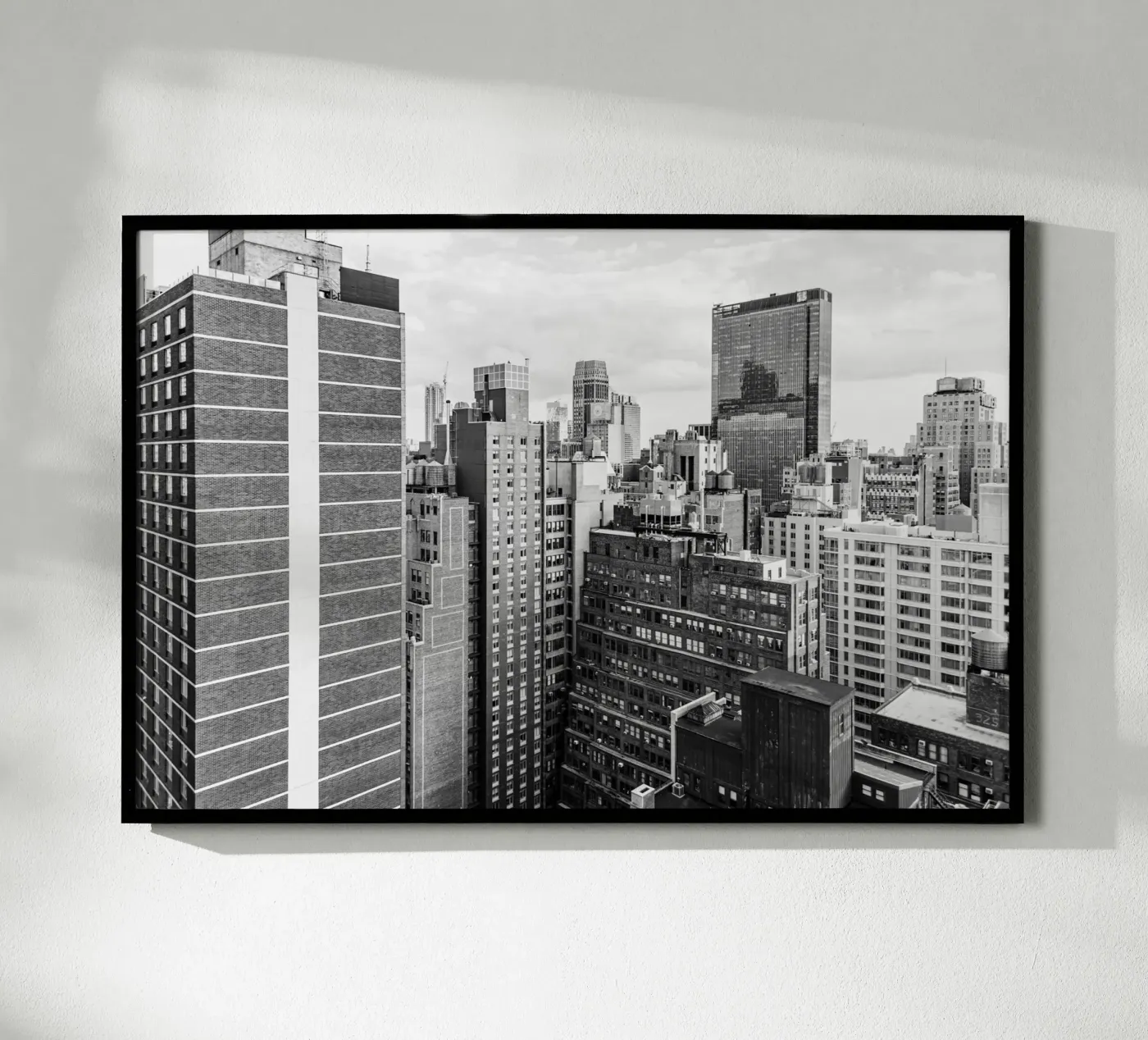 Edificio Skyline B&N poster da Carinaprint