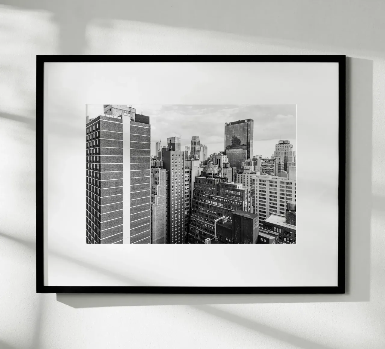 Edificio Skyline B&N carta hahnemühle da Carinaprint