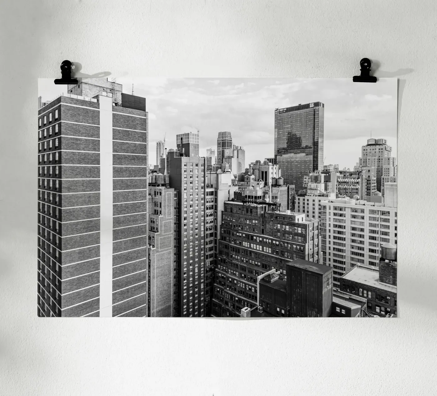 Skyline Building B&W poster da Carinaprint