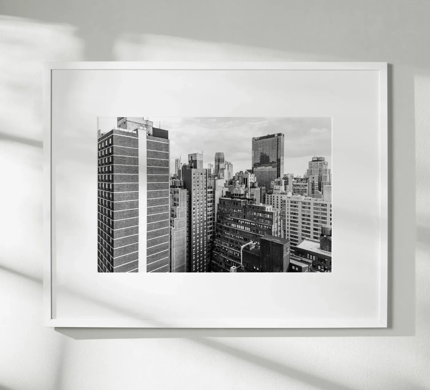 Edificio Skyline B&N poster da Carinaprint