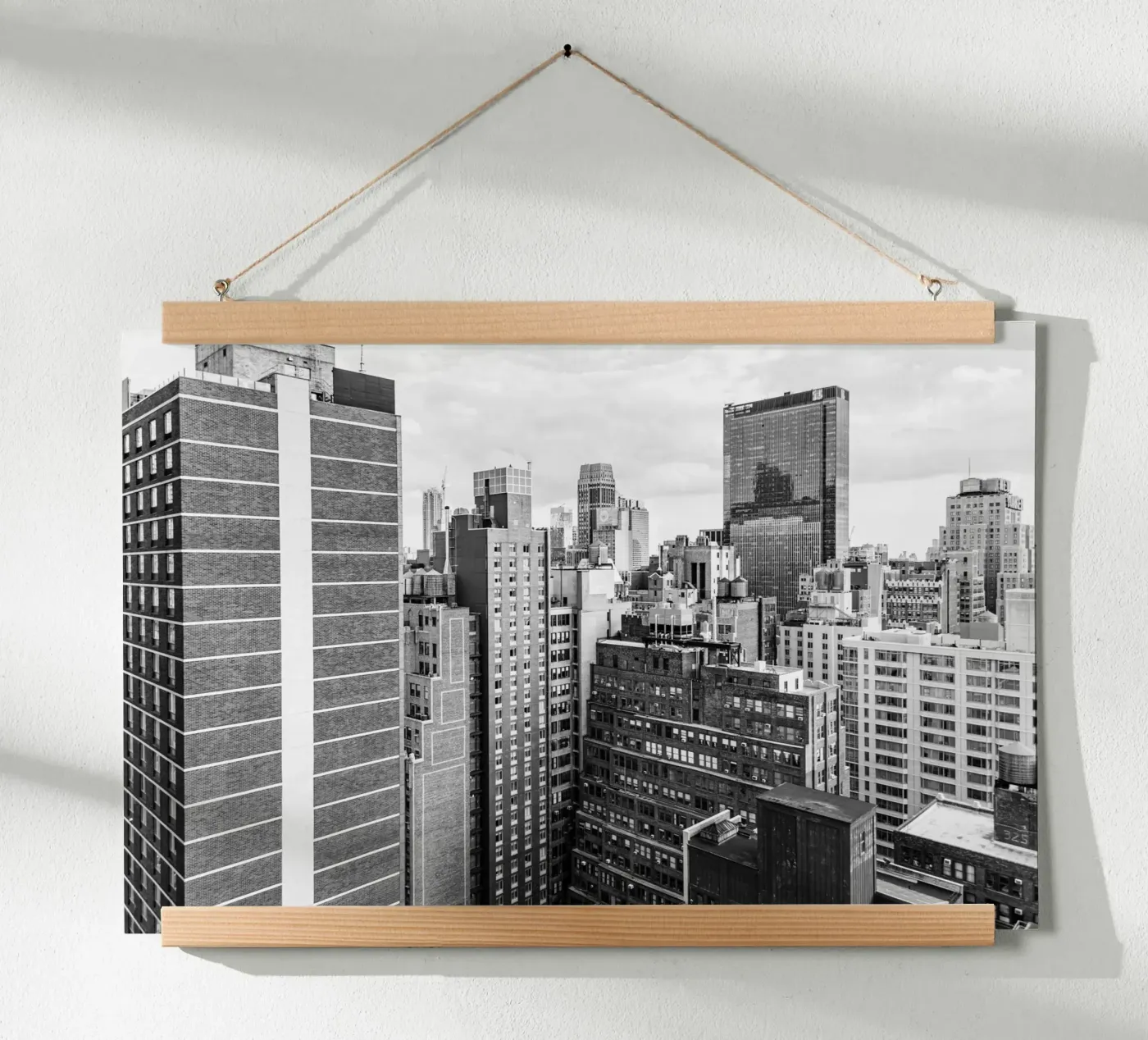 Edificio Skyline B&N poster da Carinaprint