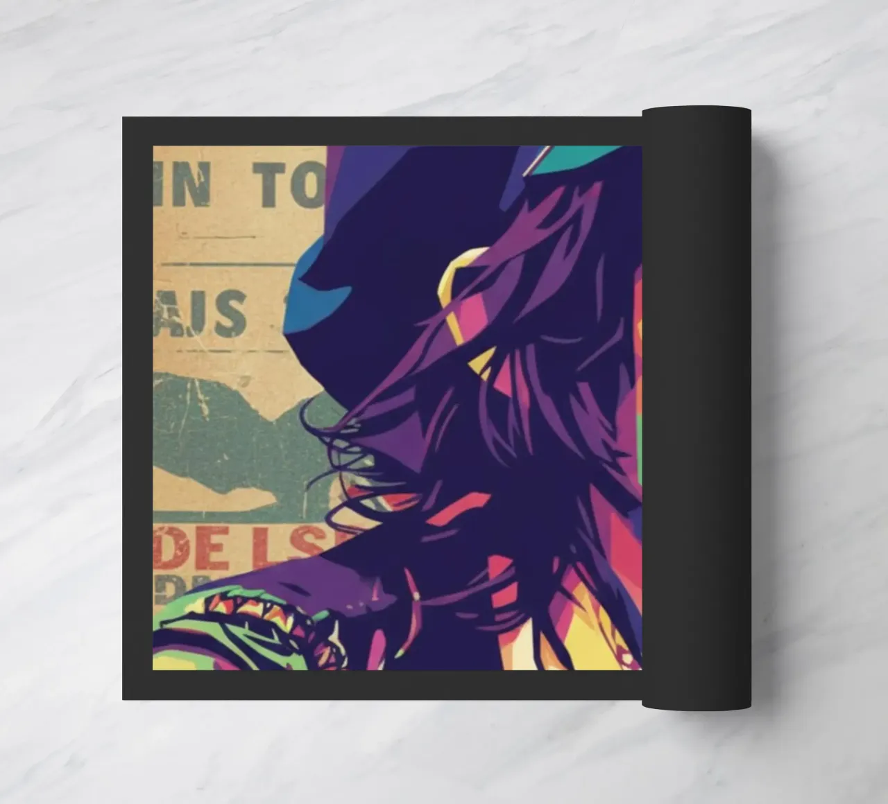 Keith Richards pop art vintage zerbino da Hantamrata
